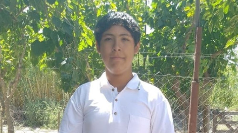 Genaro Cueito, el chico de 15 años que encontró $1 millón y lo devolvió a su dueña (Foto gentileza)