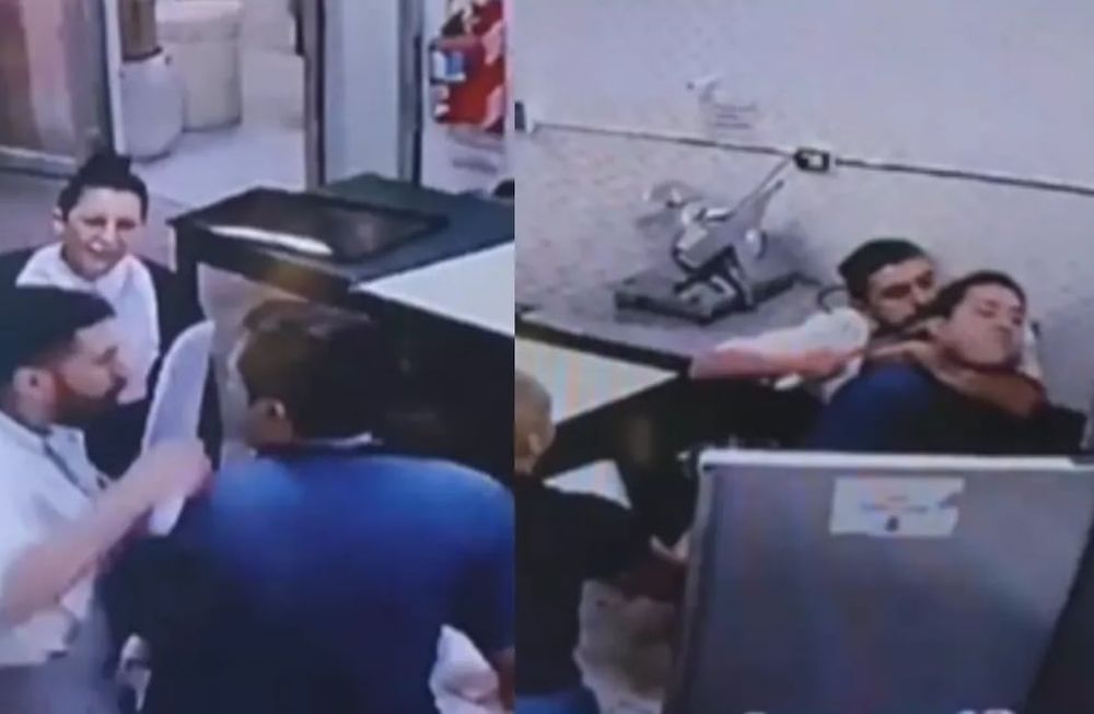 Un chef amenazó a otro empleado y se vivió un momento incomodo.