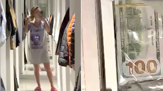 Aparecieron videos de Jésica Cirio mostrando fajos de dólares en la casa de Insaurralde