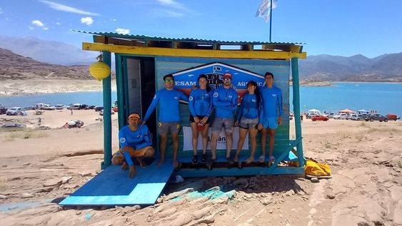 Operativo Potrerillos: mendocinos a salvo en el agua