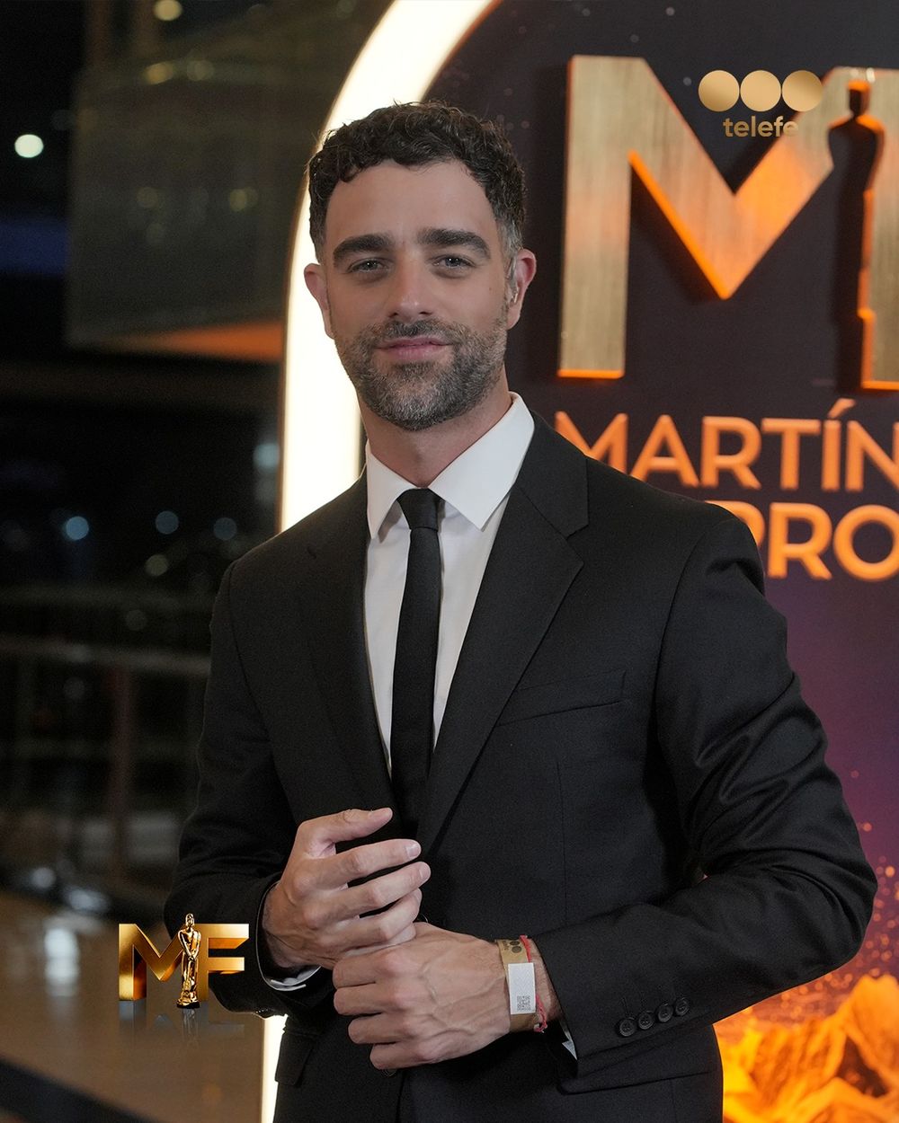 Diego Poggi en los Martín Fierro 2025.