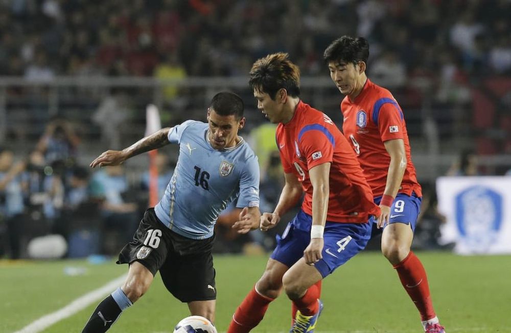 Uruguay derrotó a Corea del Sur en un encuentro amistoso
