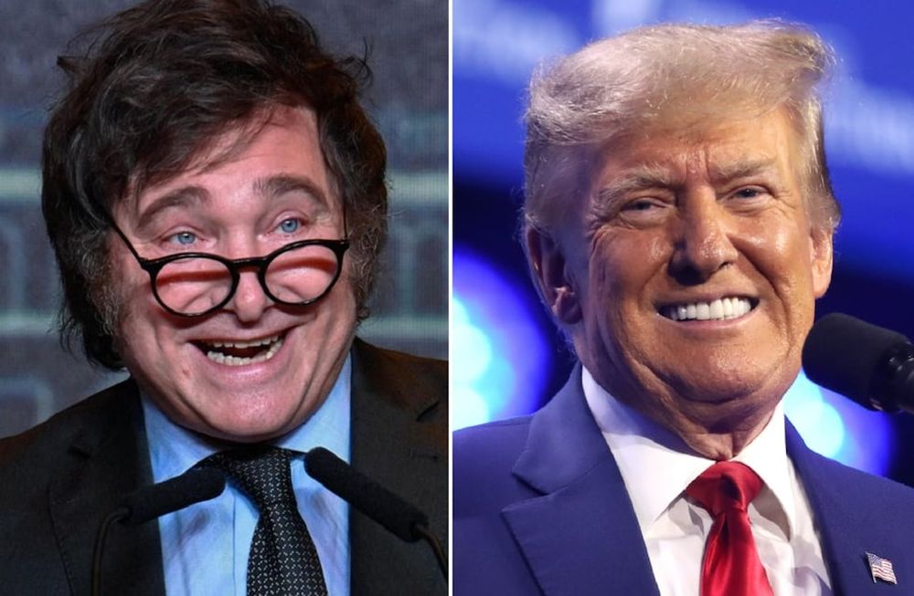 Javier Milei y Donald Trump