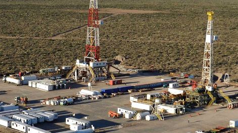 Los petroleros están de paro en la zona de Vaca Muerta.