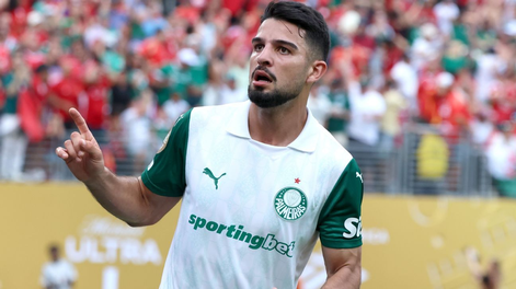 José Manuel Flaco López, delantero argentino de Palmeiras