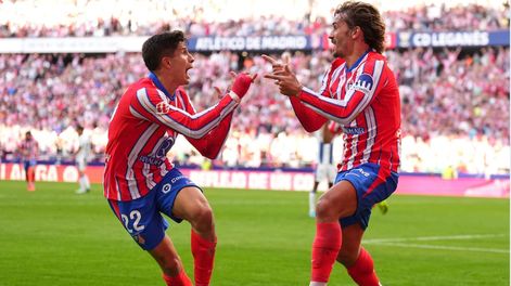 Los Andes | Giuliano Simeone sumó dos asistencias en el triunfo del Aleti. /Foto: AP