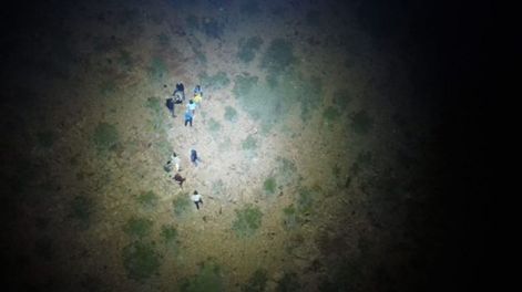 Con drones rescataron a seis turistas extraviados en Los Reyunos.