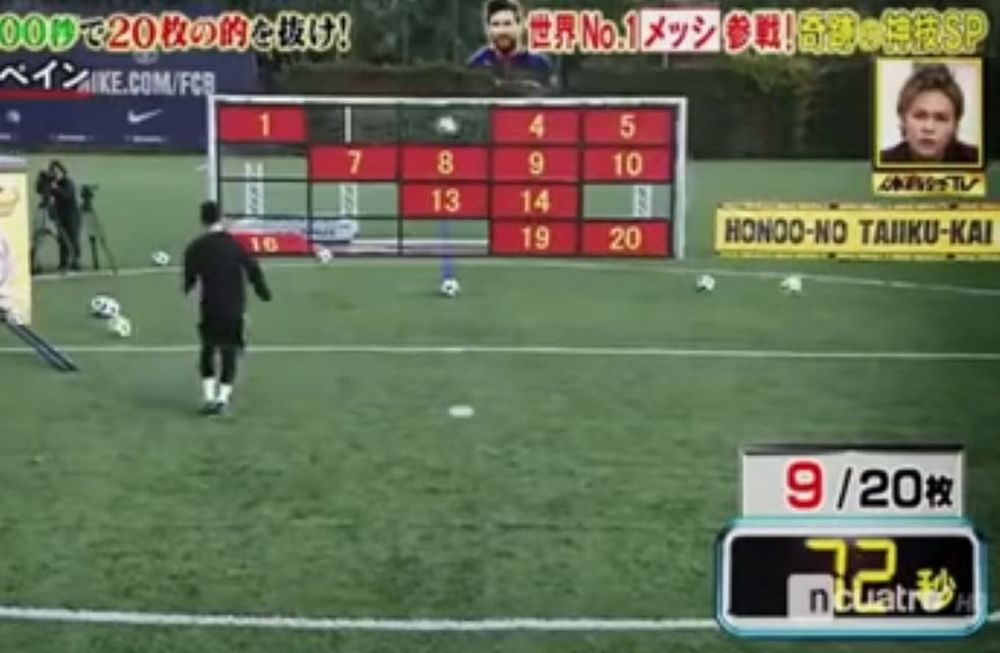No te pierdas el nuevo desafío de Messi en la TV de Japón