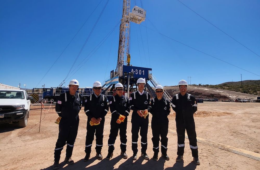 Aconcagua Energía pondrá en funcionamiento el equipo perforador en el último trimestre del año. - Gentileza