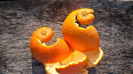 Cáscara de naranja