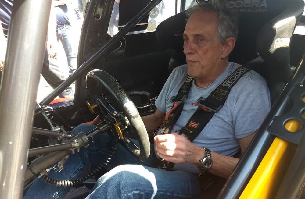 Traverso volvió a subirse a un auto de carrera