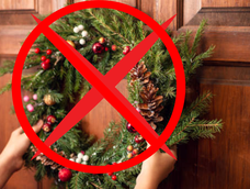 El fin de las coronas navideñas en esta Navidad 2025.