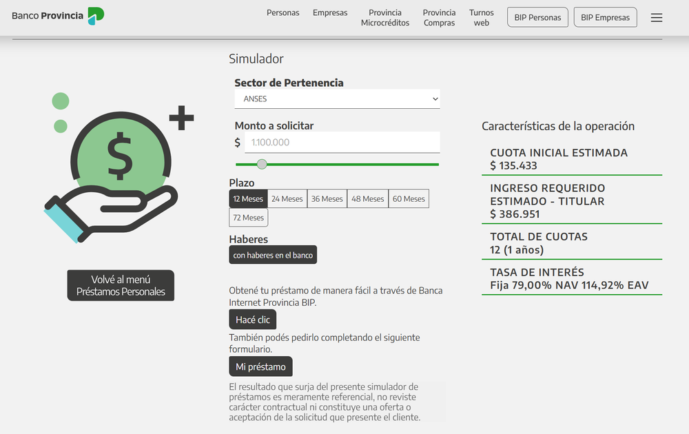Simul&aacute; tu cr&eacute;dito desde el celular y conoc&eacute; si calific&aacute;s en segundos.