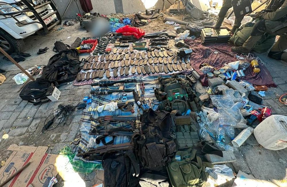 En una de las 4 operaciones realizadas en el Hospital Shifa, las FDI hallaron un arsenal distribuido en distintos sectores y entradas a túneles por los que los terroristas se trasladaron durante años.