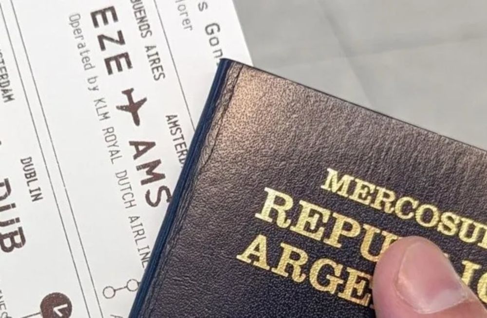 Pasaporte argentino.
