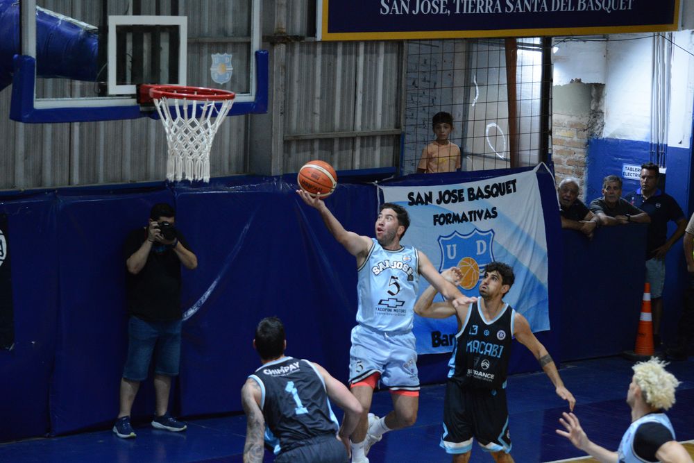 B&Aacute;SQUET DE MENDOZA. Lucas "Mula" Rubia, s&iacute;mbolo de la Uni&oacute;n Deportiva San Jos&eacute;.&nbsp;