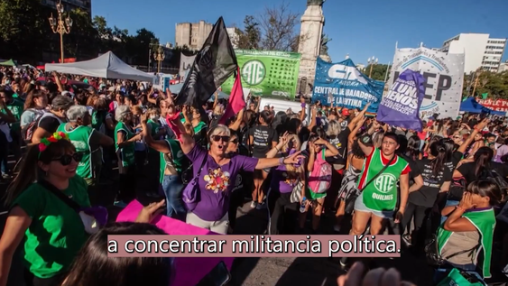 Captura del video publicado por el Gobierno nacional en el Día de la Mujer.&nbsp;