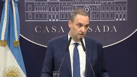 El vocero presidencial Manuel Adorni anunció cambios en la ley de Identidad de Género | Captura&nbsp;