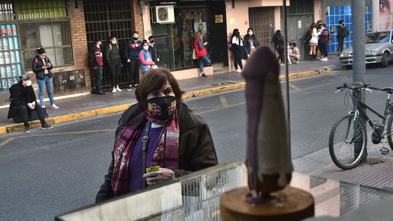 Cordoba el 03 de August de 2021 Ver gotas local comerial que vende wafles con forma de pene, ubicado en duarte quiros al 200 Foto: Pedro Castillo