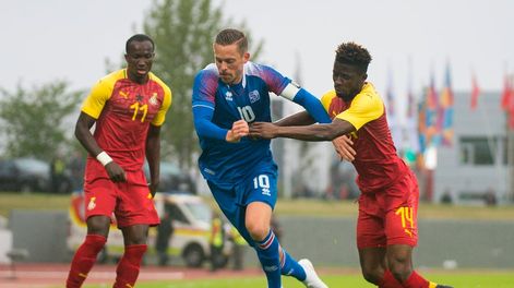 Islandia, primer rival de Argentina, no pasó del empate ante Ghana