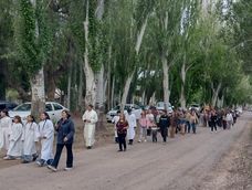 Las ochenta familias de El Ramblón hicieron una procesión y celebraron su primera fiesta patronal, con el Cura Brochero como patrono.&nbsp;