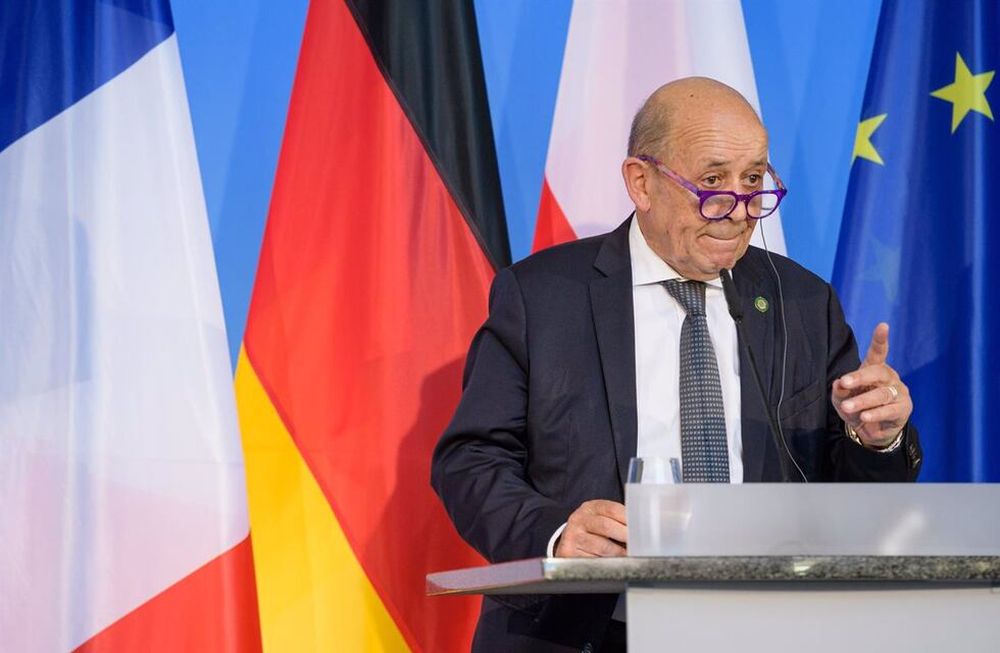 El ministro de Relaciones Exteriores de Francia, Jean-Yves Le Drian