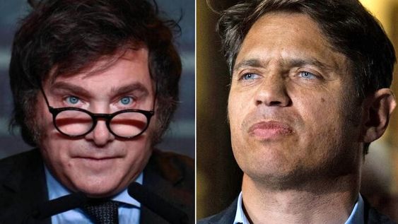 Javier Milei y Axel Kicillof