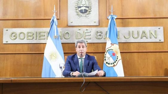 El gobernador de San Juan, Sergio Uñac. Gentileza