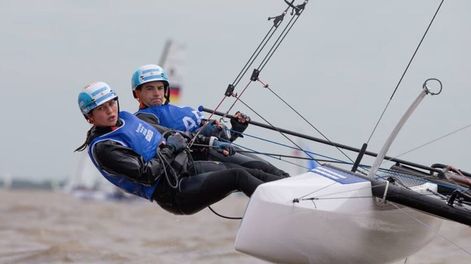 Medalla de oro en yachting para el binomio argentino Cittadini y Romairone