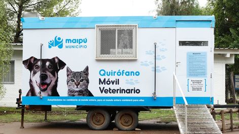 Así seguirá funcionando el móvil veterinario de Maipú hasta fin de año