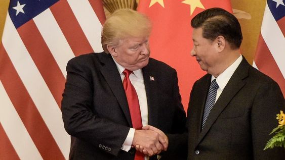Guerra comercial: Donald Trump y Xi Jinping (Foto archivo)