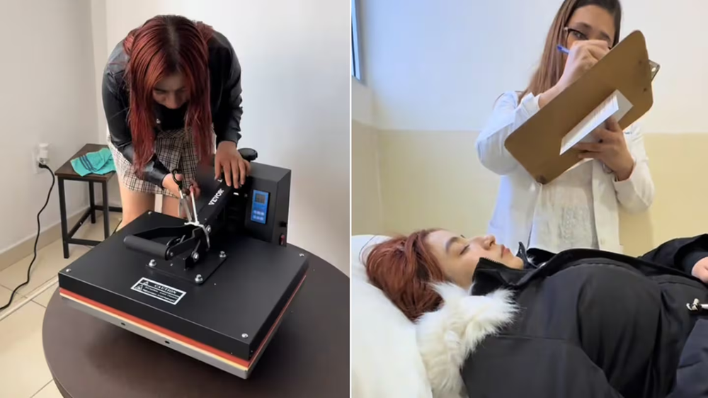 Una emprendedora quiso mostrar su última adquisición en las redes y terminó en el hospital.