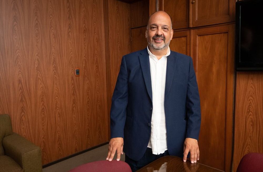 Retrato de Nestor Majul, Subsecretario de Relaciones Institucionales del Ministerio de Seguridad de la Provincia de Mendoza. Foto: Ignacio Blanco / Los Andes