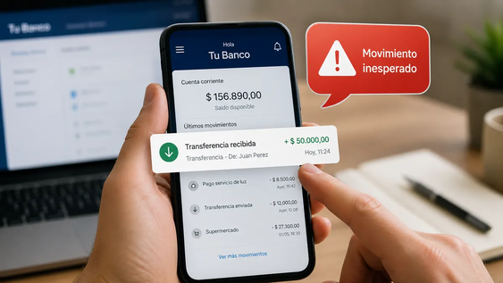“Te transferí por error”: advierten sobre una nueva estafa que puede complicarte judicialmente. (ilustrativa)