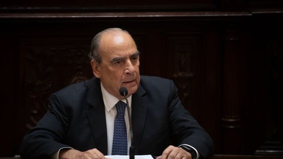 Guillermo Francos en el Senado (Gentileza)
