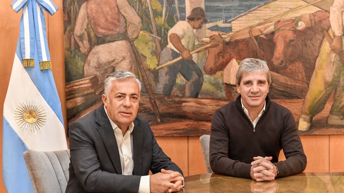 Después del faltazo, Caputo recibió al Gobernador y destacó el 