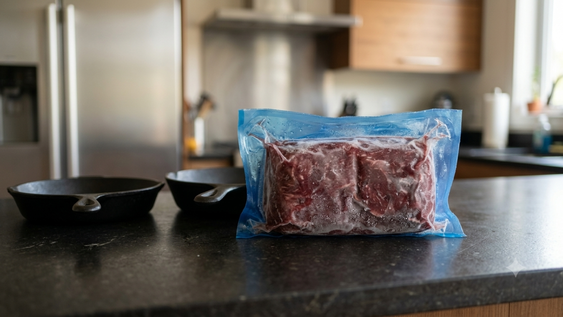Podés descongelar la carne sin utilizar el microondas con este sencillo truco.&nbsp;