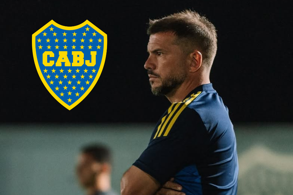 Mariano Herrón, DT interino de Boca. Foto: Gentileza @bocapredio