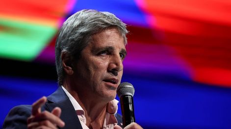 Luis Caputo, ministro de Economía (foto archivo)