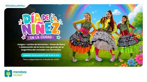 La Ciudad celebra el Mes de las Infancias con la torta solidaria más grande del país, sorteos y el show de Nany