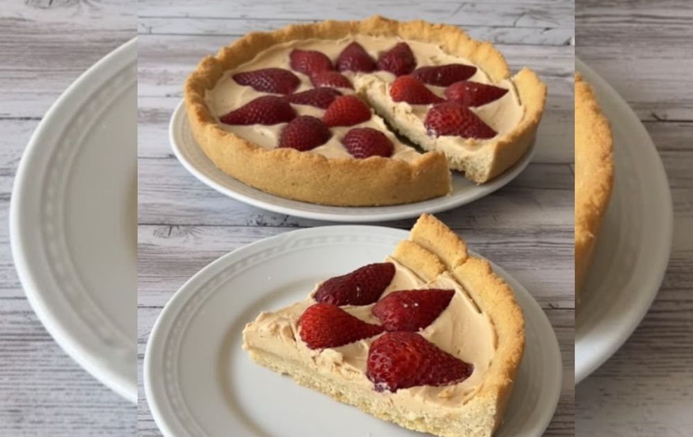 tarta de frutillas.