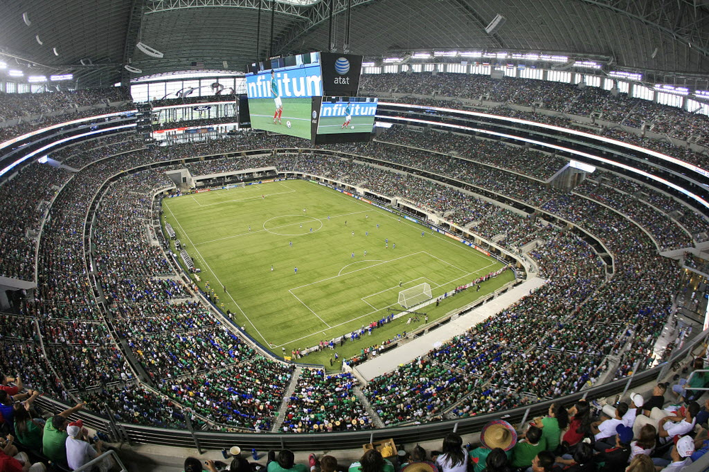 Estadio AT&T, ubicado en Arlington, donde Argentina disputará dos partidos 