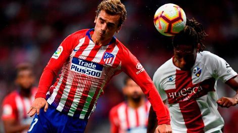 El Atlético Madrid le ganó al Huesca y se acercó a los líderes