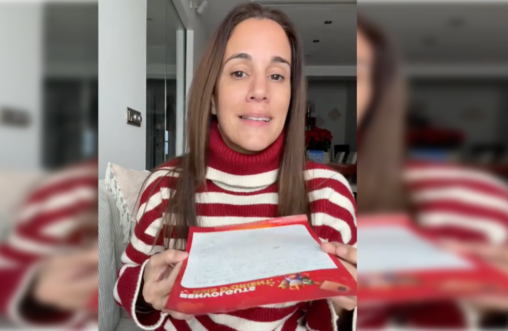 La divertida carta a Papá Noel de un niño de 10 años. Captura: TikTok