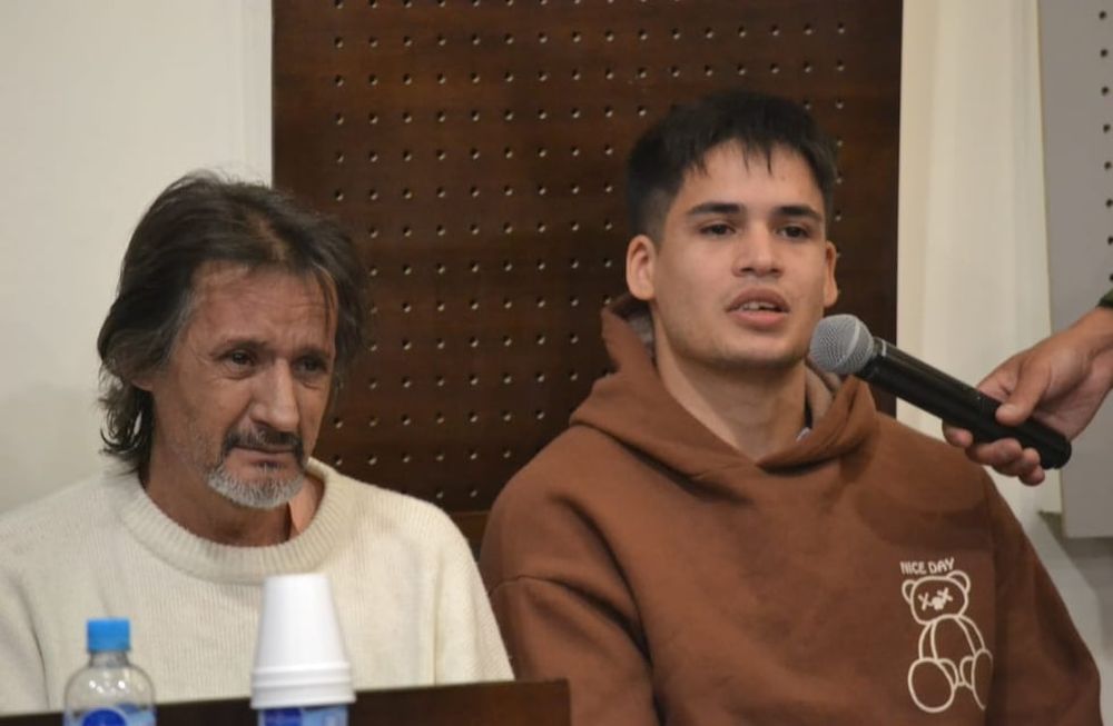 Fabián D’agostino (54) y su hijo, Axel D’agostino (24), condenados por el asesinato de los hermanos Franco y Kevin Álvarez. | Foto: prensa Poder Judicial.