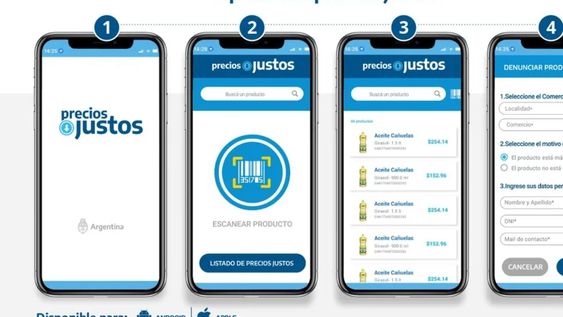 Con la aplicación Precios Justos se podrá escanear el código de barras de un producto y verificar si forma parte del acuerdo (Web)