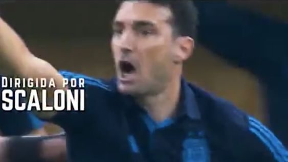 La AFA promocionó los amistosos de la Selección Argentina con un tráiler. Foto Captura: Twitter/@tapiachiqui