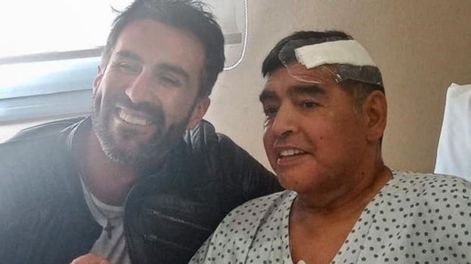 Leopoldo Luque y Diego Maradona