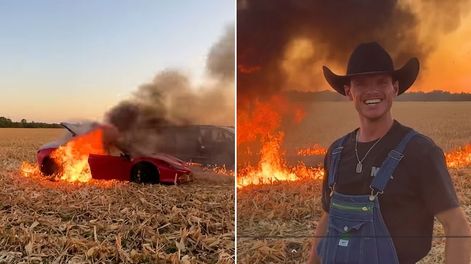 Un youtuber estadounidense es investigado luego de publicar un video, que se convirtió en viral, donde incendia su auto Ferrari.&nbsp;