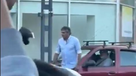 Los Andes | Enzo Francescoli protagonizó un accidente de tránsito y se viralizó un video.